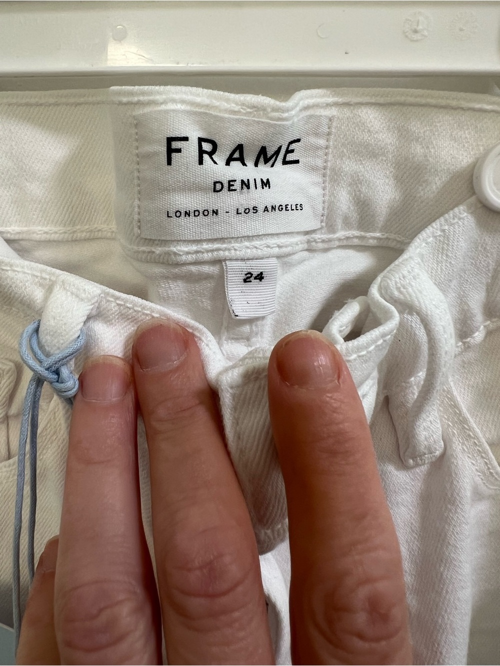 FRAME Denim White flare jeans